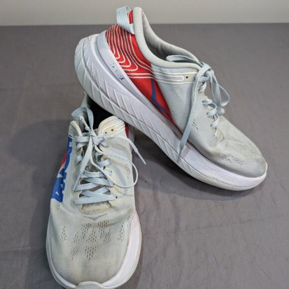 Hoka One One Carbon X Running Shoes Trainers Athletic Shoes Size Women 9.5 - Picture 6 of 14